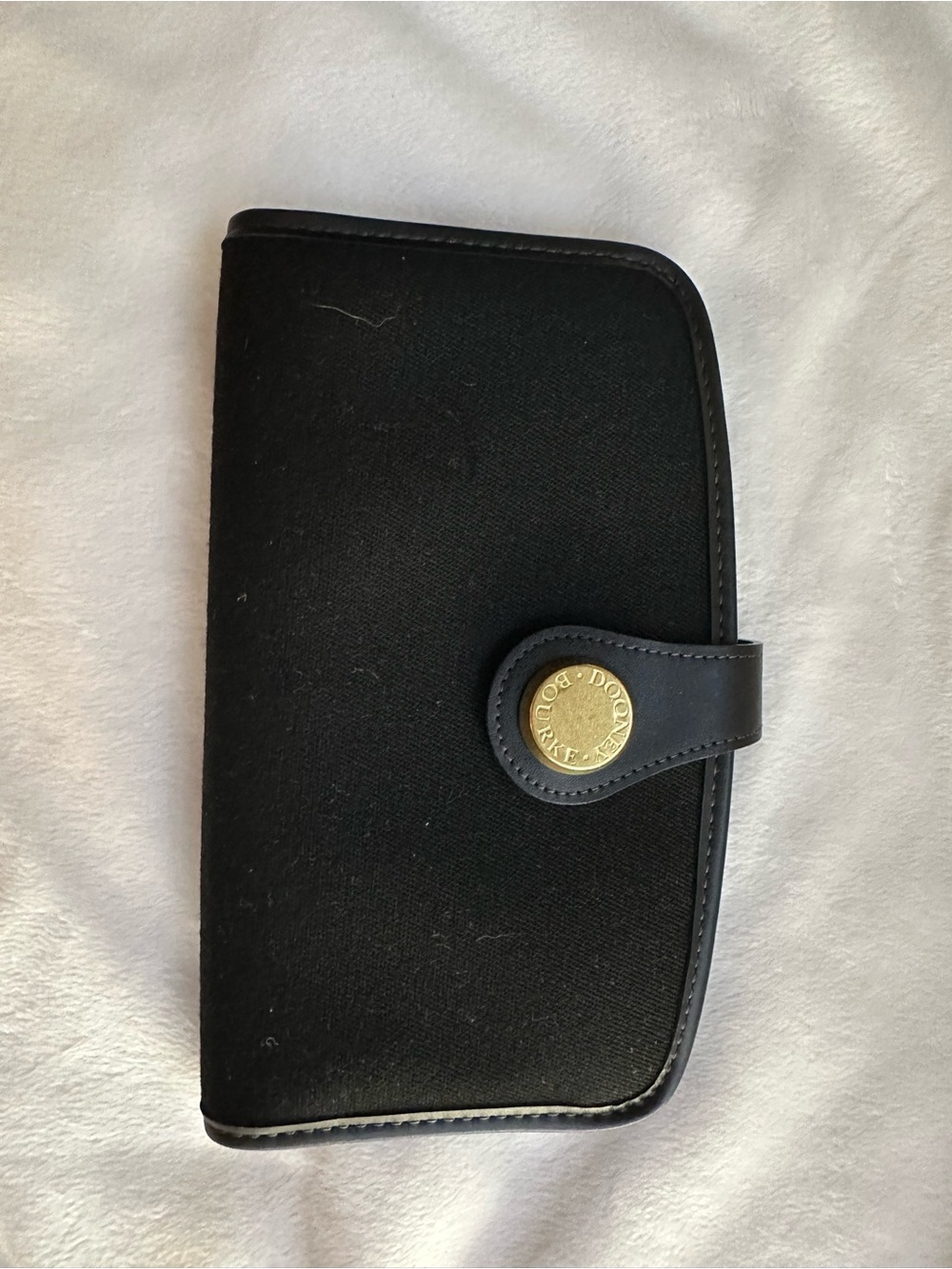 Dooney & Bourke Black  Wallet with Snap Closure